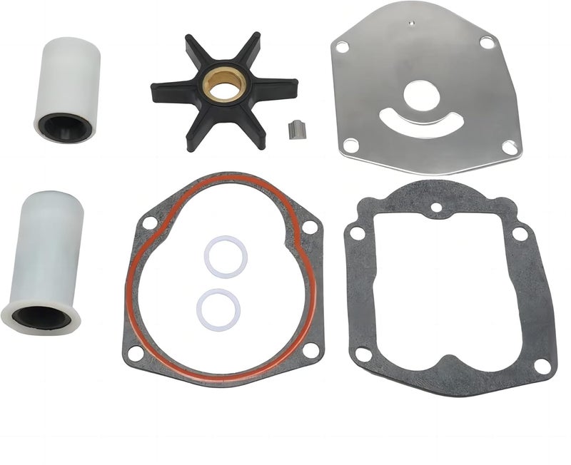 NorthBoat 821354A2 Water Pump Impeller Repair Kit with 8508910 impeller for Mercury Mariner Force (1998-1999) Outboard 25 30 40 45 50 HP BigFoot Boat Motor Engine Parts - Image 1